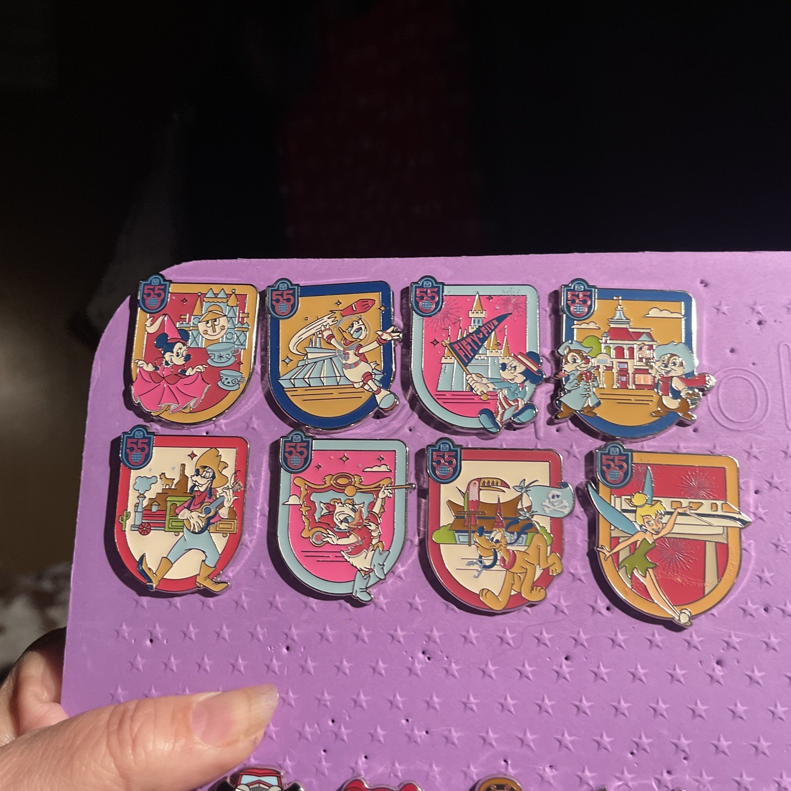 2026 Walt Disney World Parks 55th Anniversary Mystery 8 Pin Complete Set 2026 Walt Disney World Parks 55th Anniversary Mystery 8 Pin Complete Set