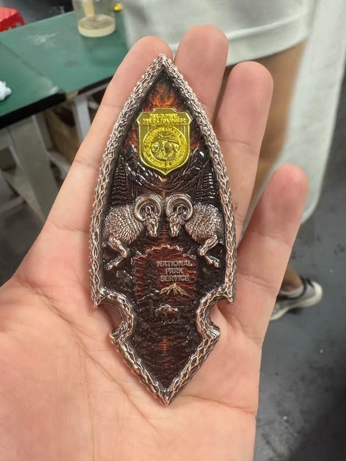 National Park Service Arrowhead Challenge Coin Only 250 Made.