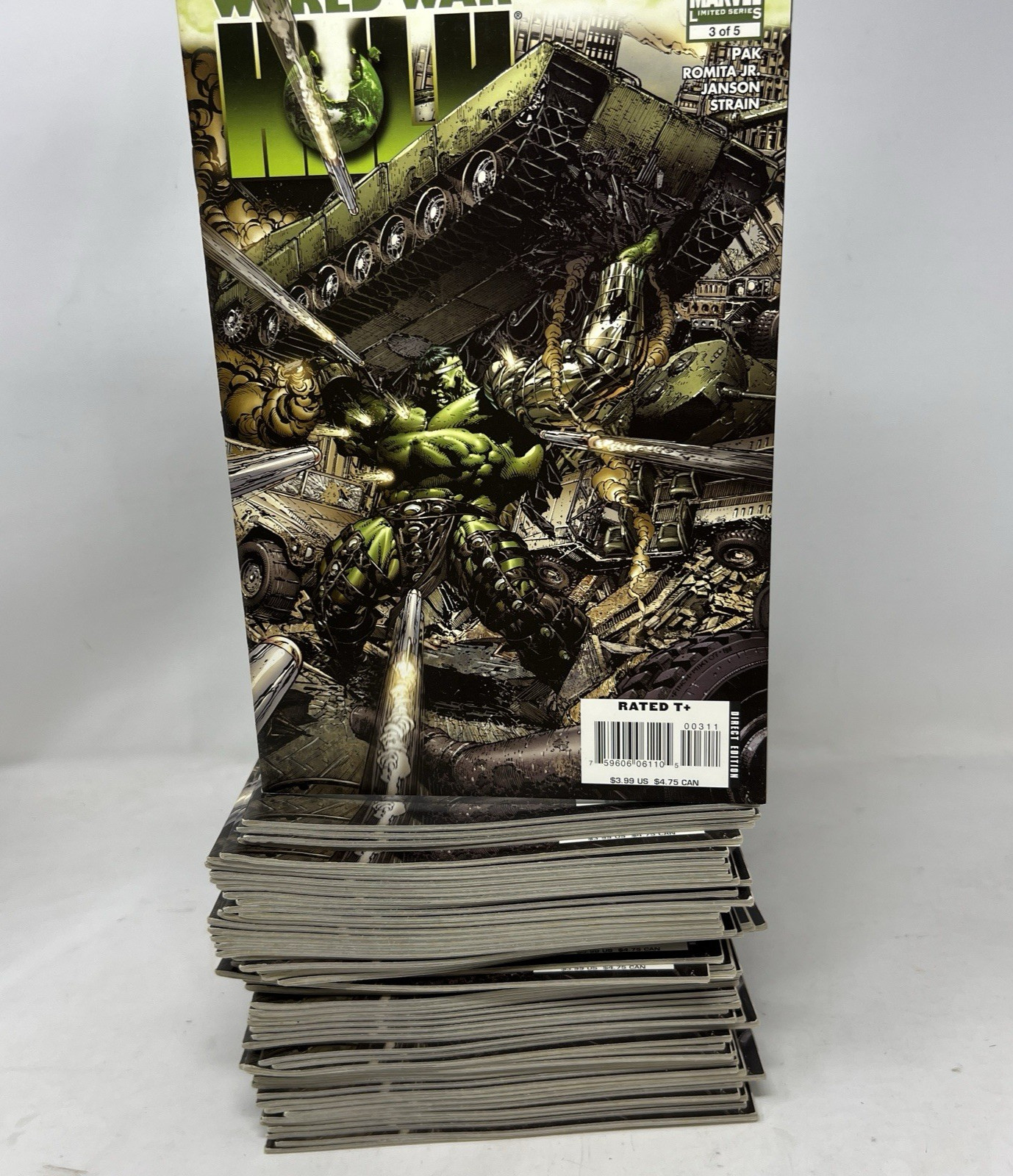 Warehouse Find x50 Copies World War Hulk #3 Limited Series Marvel Comics Warehouse Find x50 Copies World War Hulk #3 Limited Series Marvel Comics