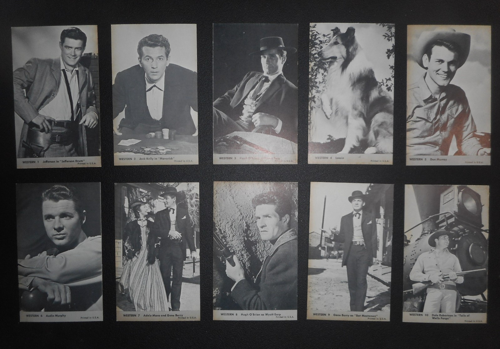 1959 TV WESTERN COWBOY NEAR CARD SET (43/64) NU-CARD  * ZORRO , THE RIFLEMAN *