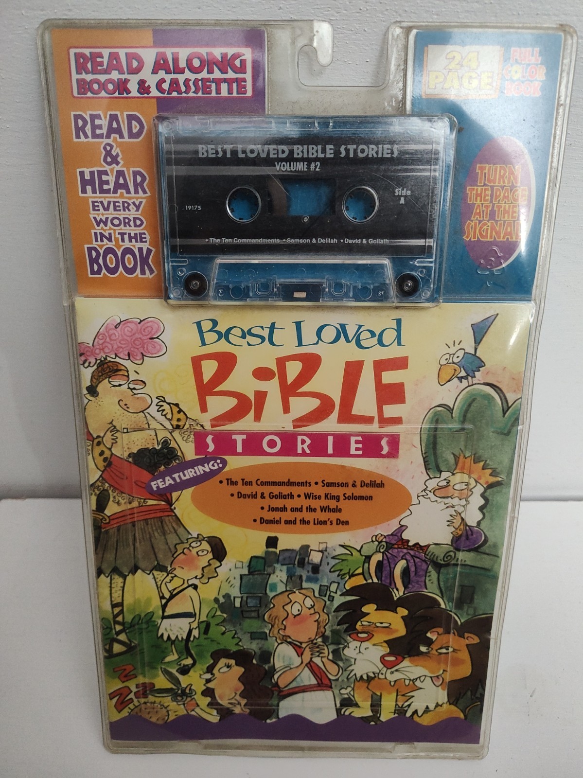 Vintage Read Along Book & Cassette Best Loved Bible Stories New Sealed