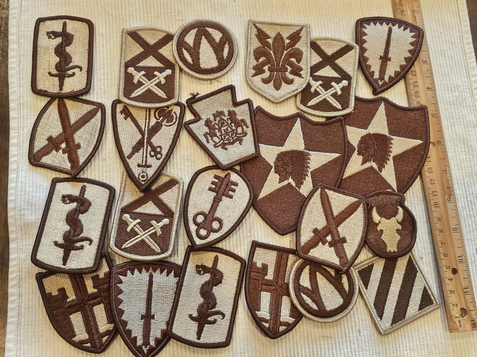 Large 1960s US Army Vietnam Cold War Various Unit Division Patch Lot a L@@K