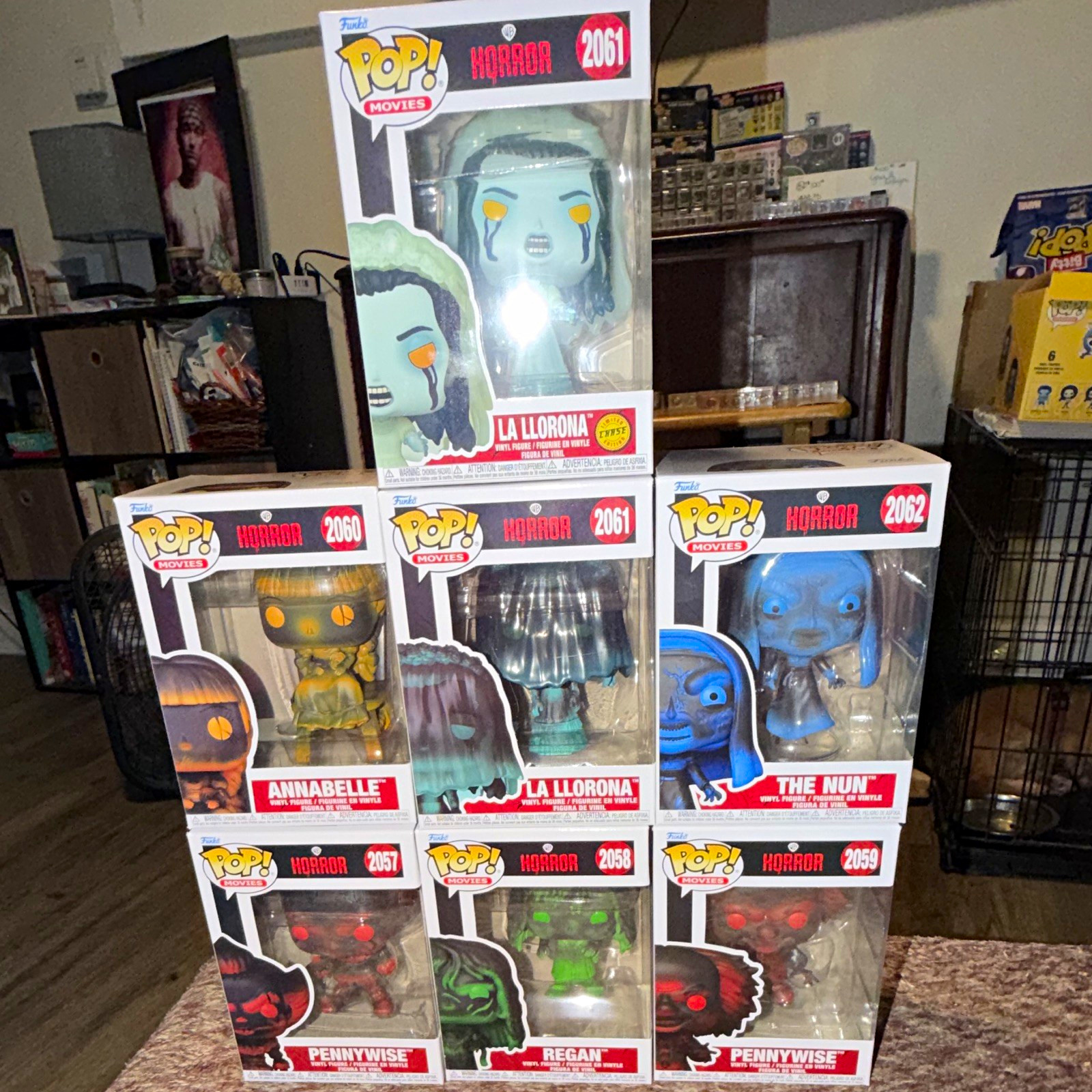 Funko Pop Horror Movies 6 Pack plus Chase