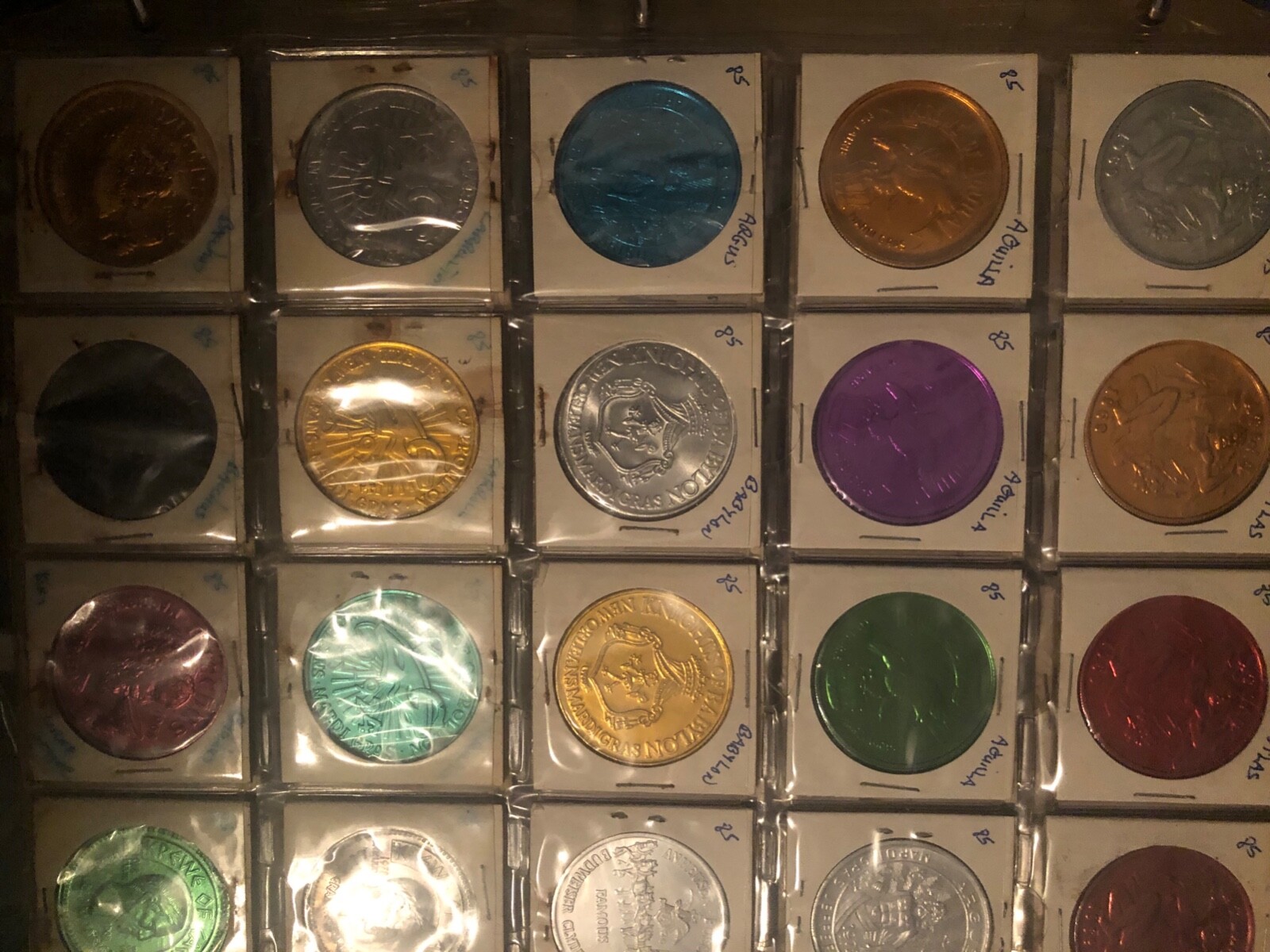 [Vintage] Mardi Gras Doubloons 1965-1980