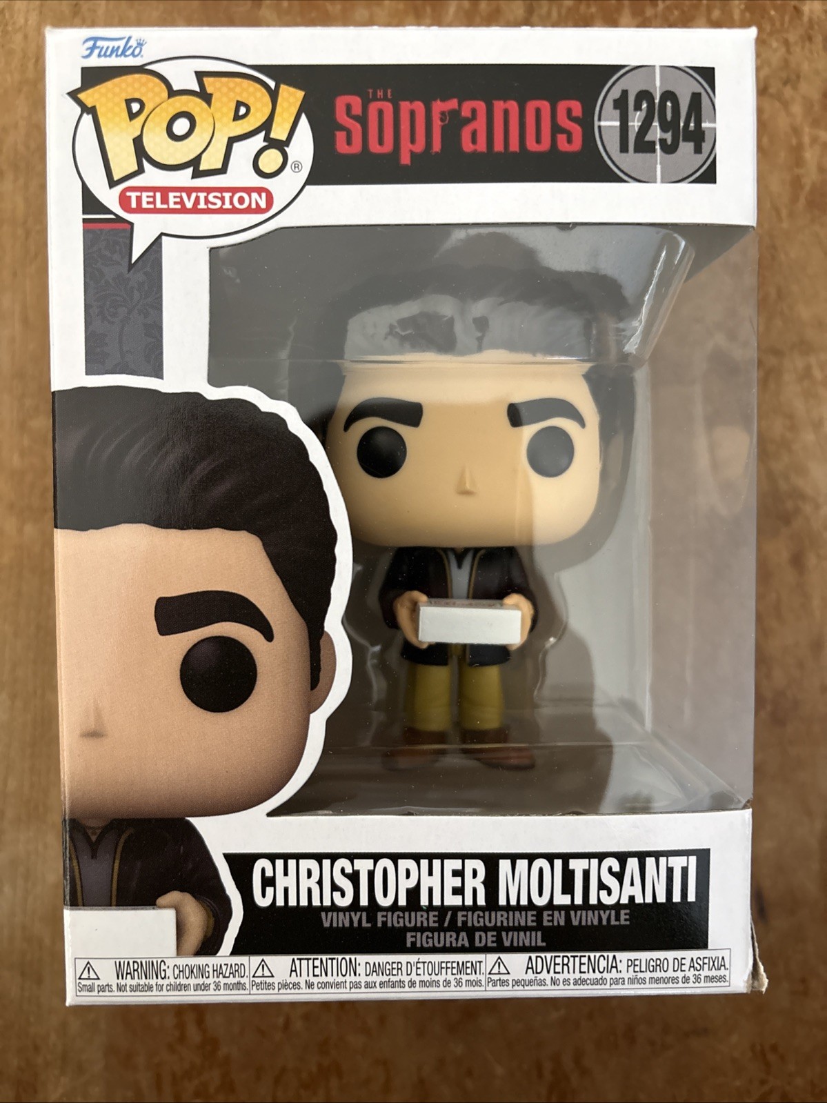 Funko Pop Sopranos Christopher Moltisanti Toy Figure #1294 -- Damaged Box