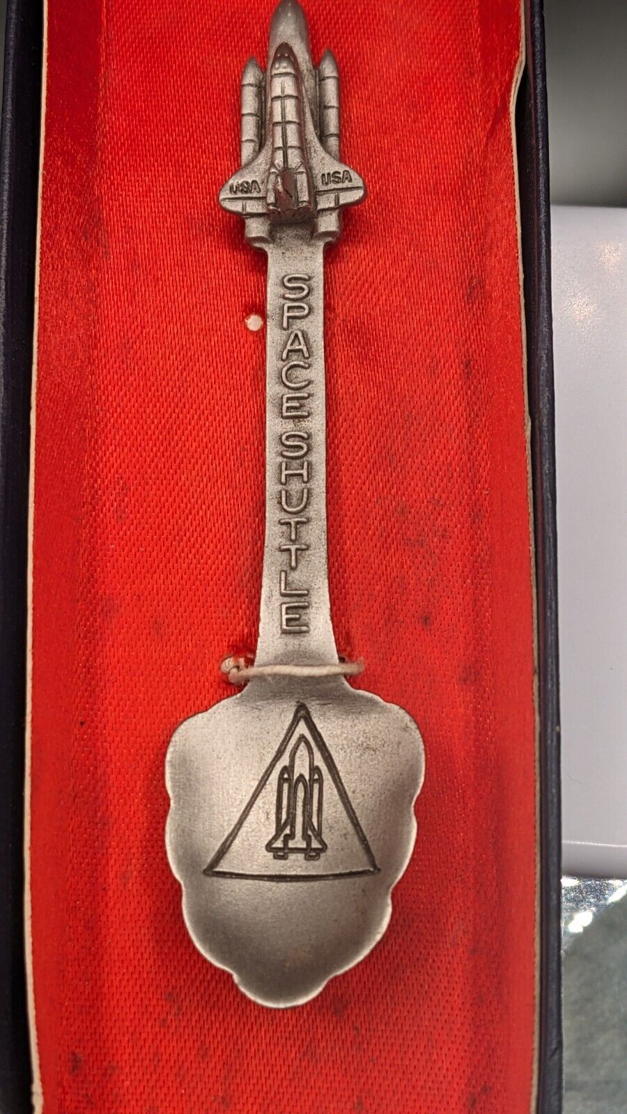 Vintage Metal NASA Columbia Space Shuttle Souvenirs Spoon