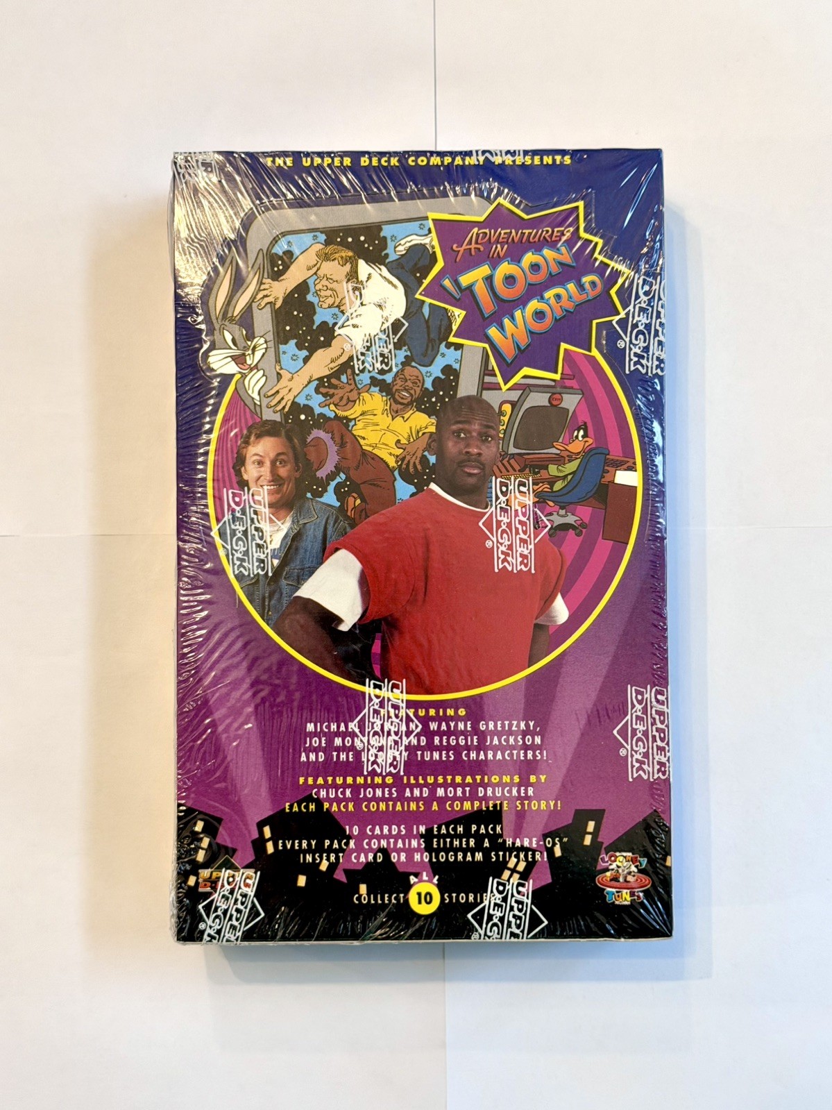1993 Upper Deck Adventures in Toon World Sealed Box Jordan Gretzky Montana NEW