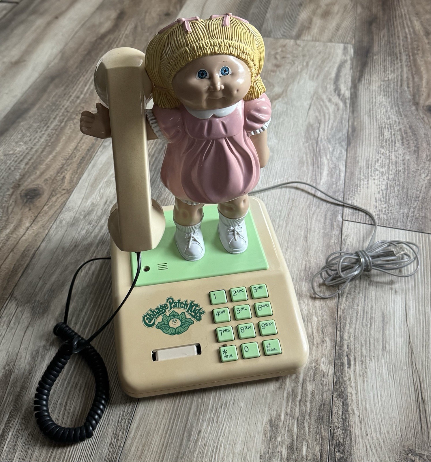 VINTAGE 1984 Cabbage Patch Kids Telephone Model #7911 By Coleco 🌟 EUC
