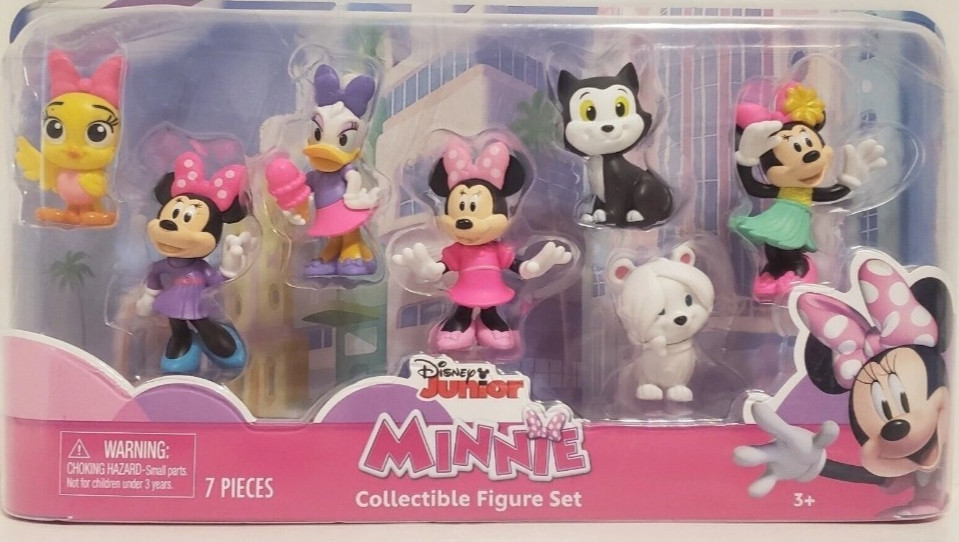 Disney Minnie Mouse & Friends 7pc. Collectible Figure Set NEW Disney Minnie Mouse & Friends 7pc. Collectible Figure Set NEW