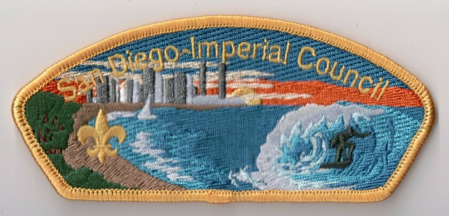 BSA, San Diego-Imperial County Council S-1 CSP, California, First Issue CSP BSA, San Diego-Imperial County Council S-1 CSP, California, First Issue CSP
