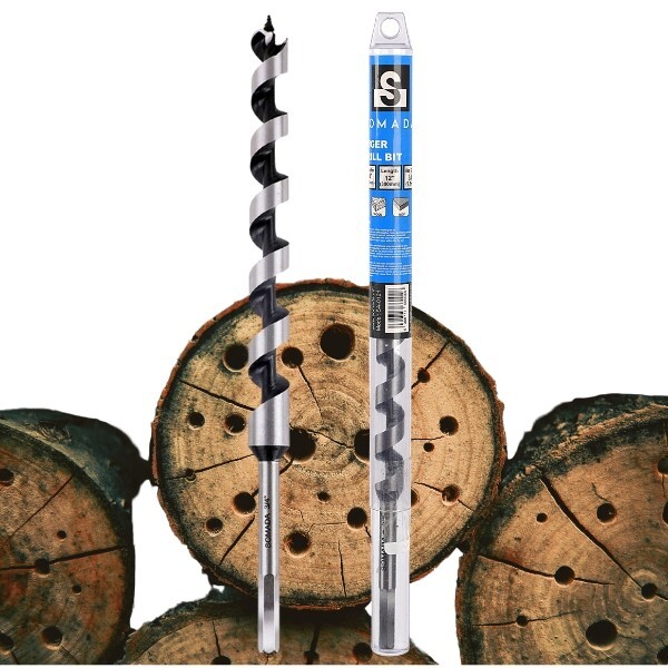 3/4 x 12 Inch Wood Auger Drill Bit 3/8-Inch Hex Shank Woodworking Carpenter 3/4 x 12 Inch Wood Auger Drill Bit 3/8-Inch Hex Shank Woodworking Carpenter