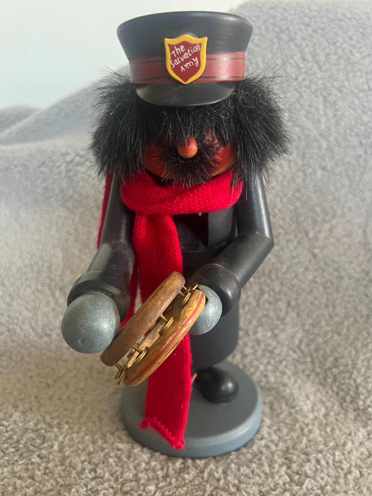 1999 Zim’s Limited Edition Salvation Army Nutcracker With Tambourine RARE