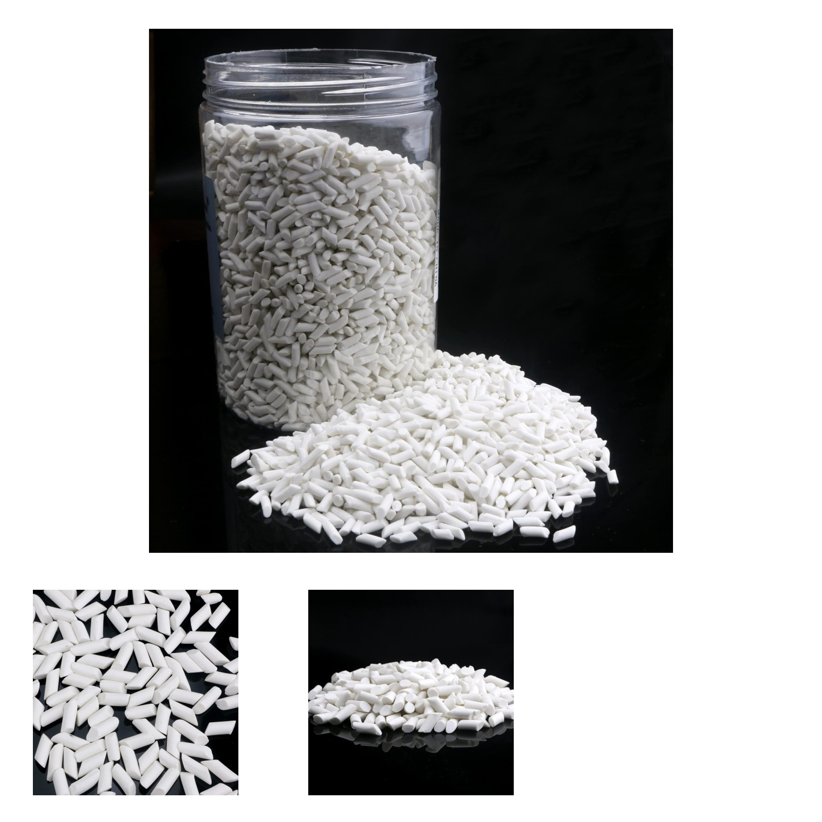 2 Pound Ceramic Tumbling Media Small Cylinders 1/8 Inch X 1/4 Inch for Rock