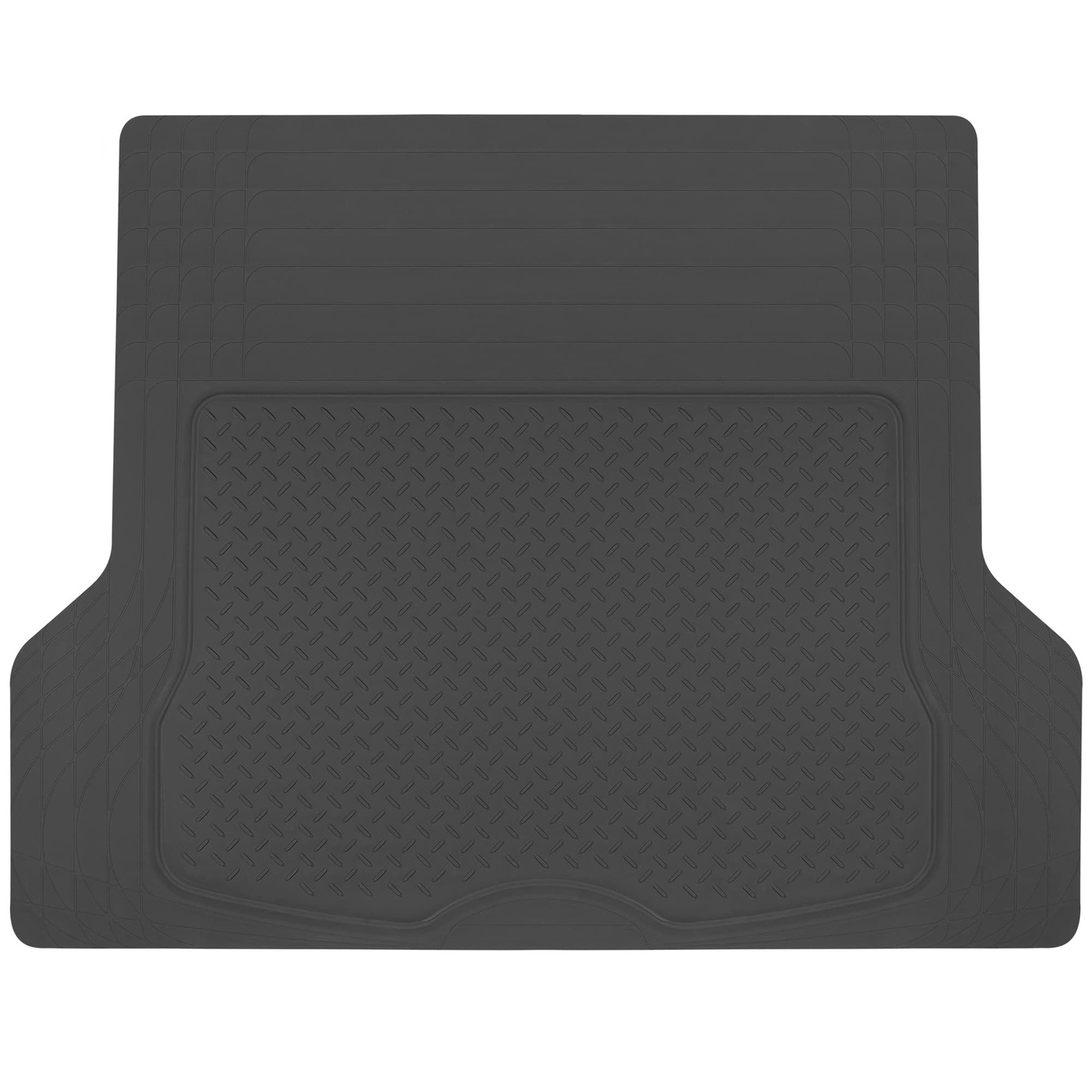 Bdk Heavy Duty Rubber Cargo Mat - Protection Trim-To-Fit Design For Cars