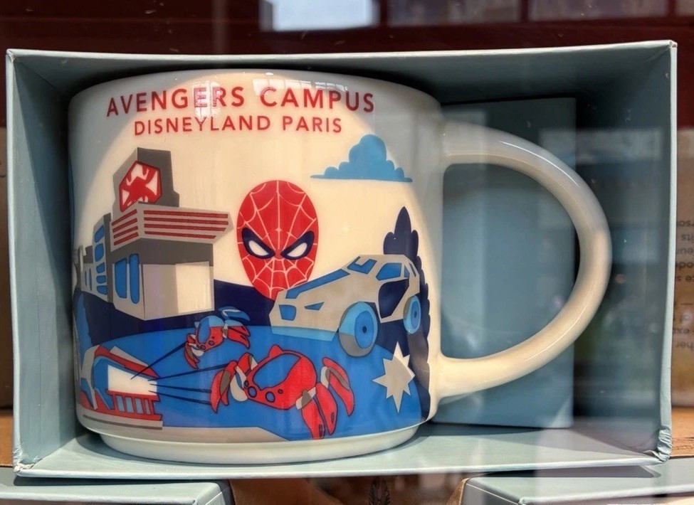 Disneyland Paris Avengers Campus Starbucks You Are Here Mug Disney Parks New