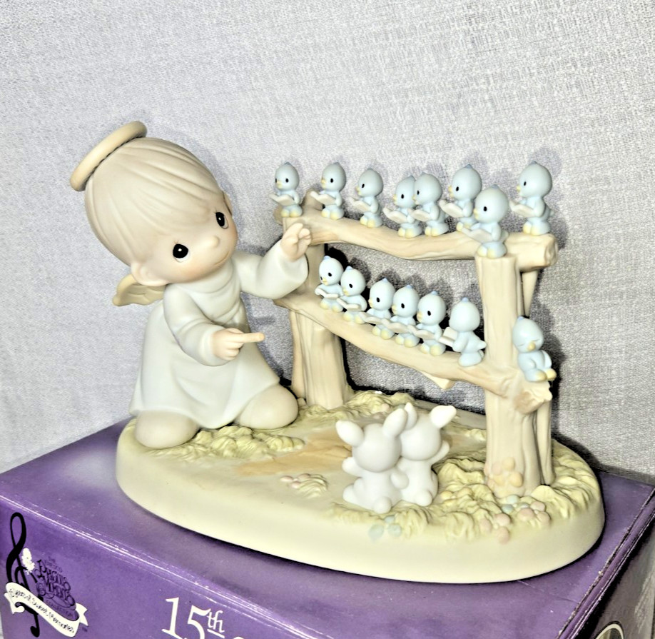 Precious Moments  15 Happy Years Together What A Tweet 15th Anniversary W/ Box