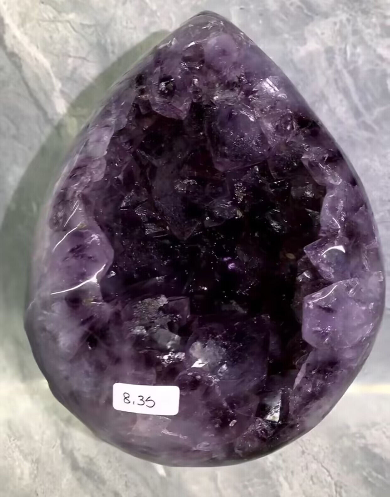 18.3LB TOP Natural Uruguay Amethyst geode quartz crystal Dinosaur egg Decor