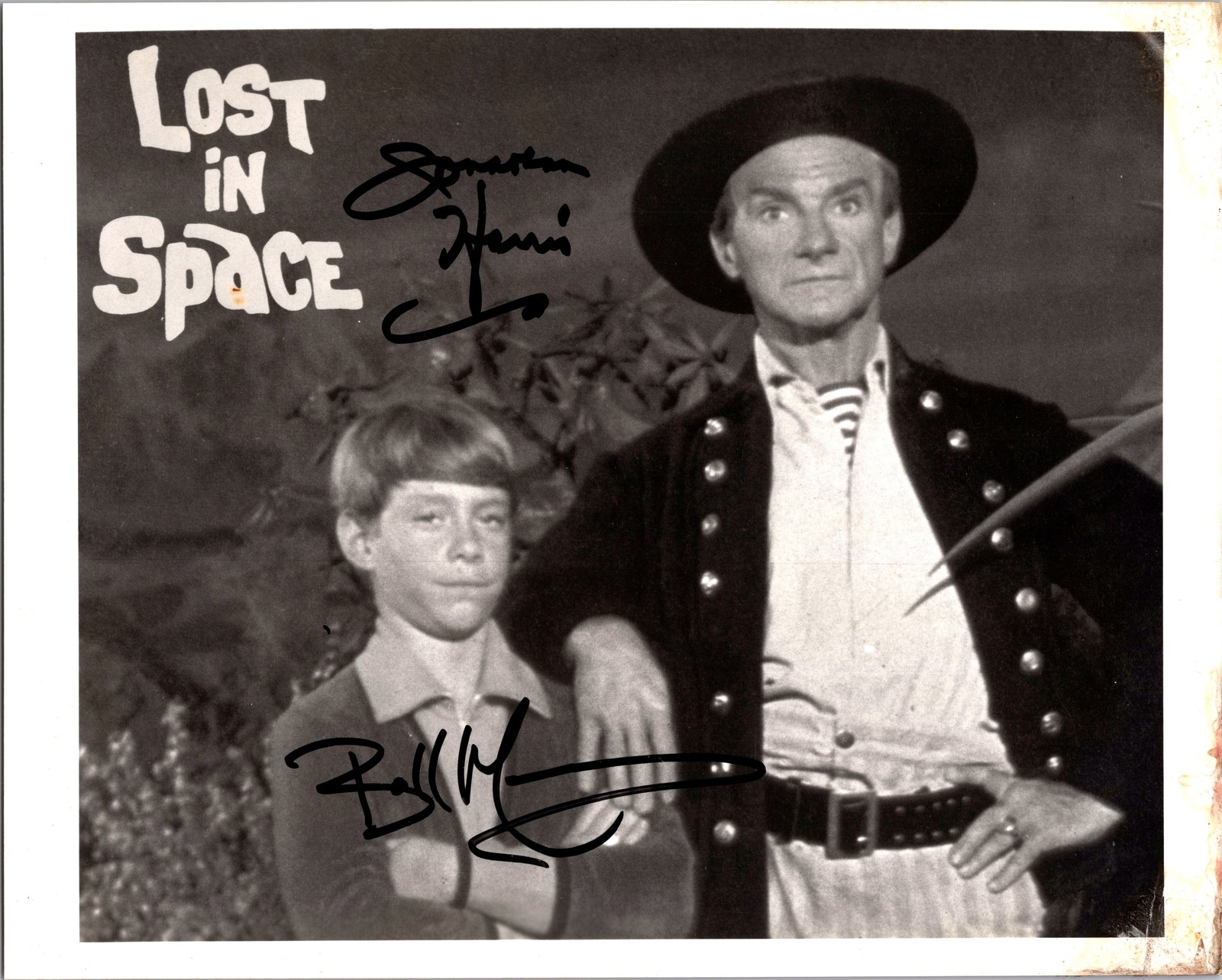 8 x 10 Photograph Signed Autograph -  Jonathan Harris & B. Mumy-Lost In Space