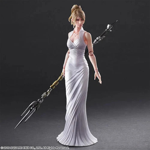 25cm Final Fantasy Lunafreya Figure Movable Anime Model Doll Gift Toy Decor