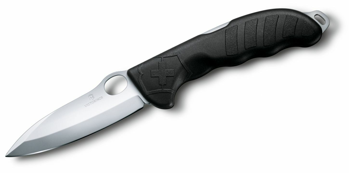 VICTORINOX Hunter Pro Black with Nylon Pouch With Lanyard Hole 130mm 0.9411.M3