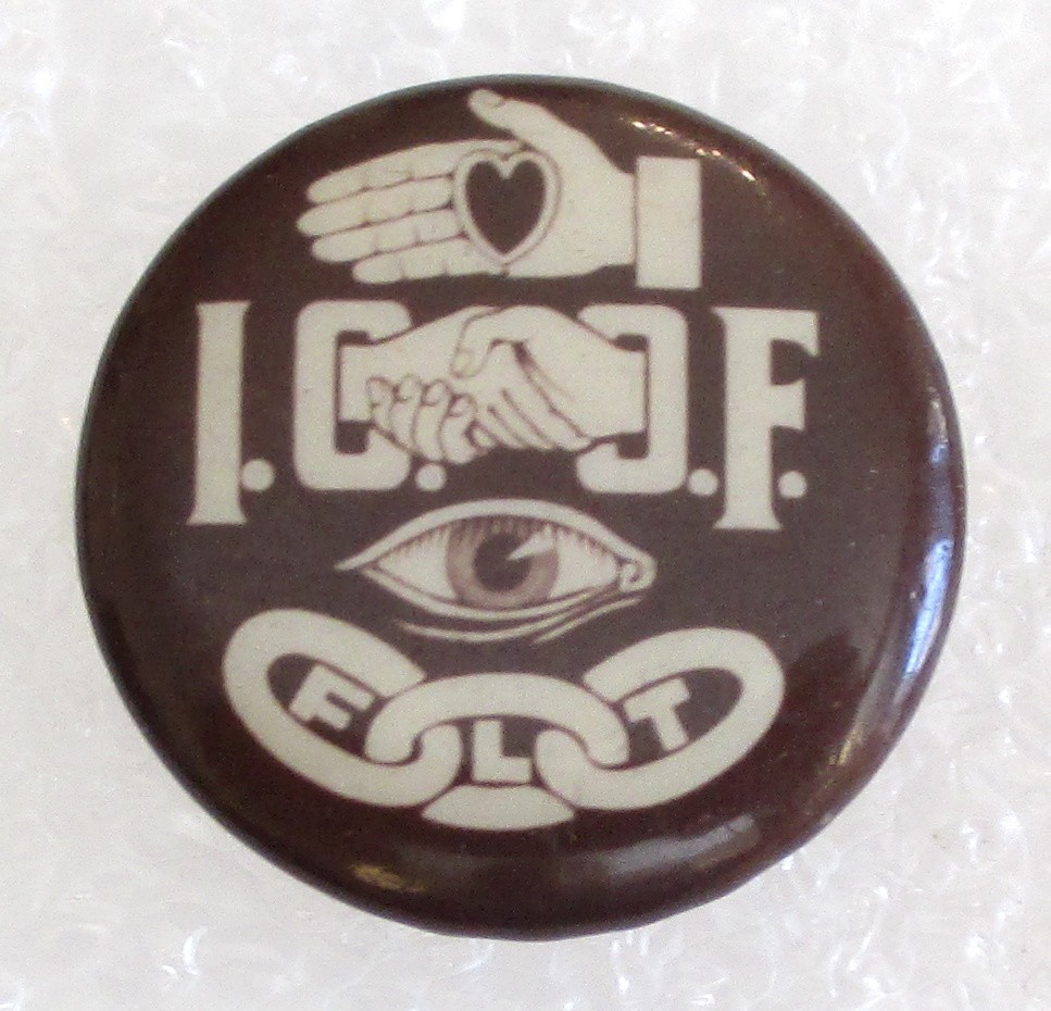 Antique Independent Order of Odd Fellows Pin Pinback Button - IOOF Antique Independent Order of Odd Fellows Pin Pinback Button - IOOF
