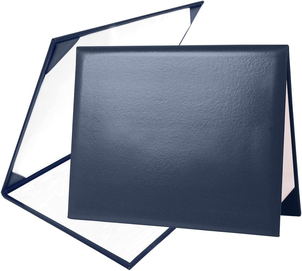 Diploma Cover 8.5” x11” Diploma Holder of Graduation Leatherette Padded Certific