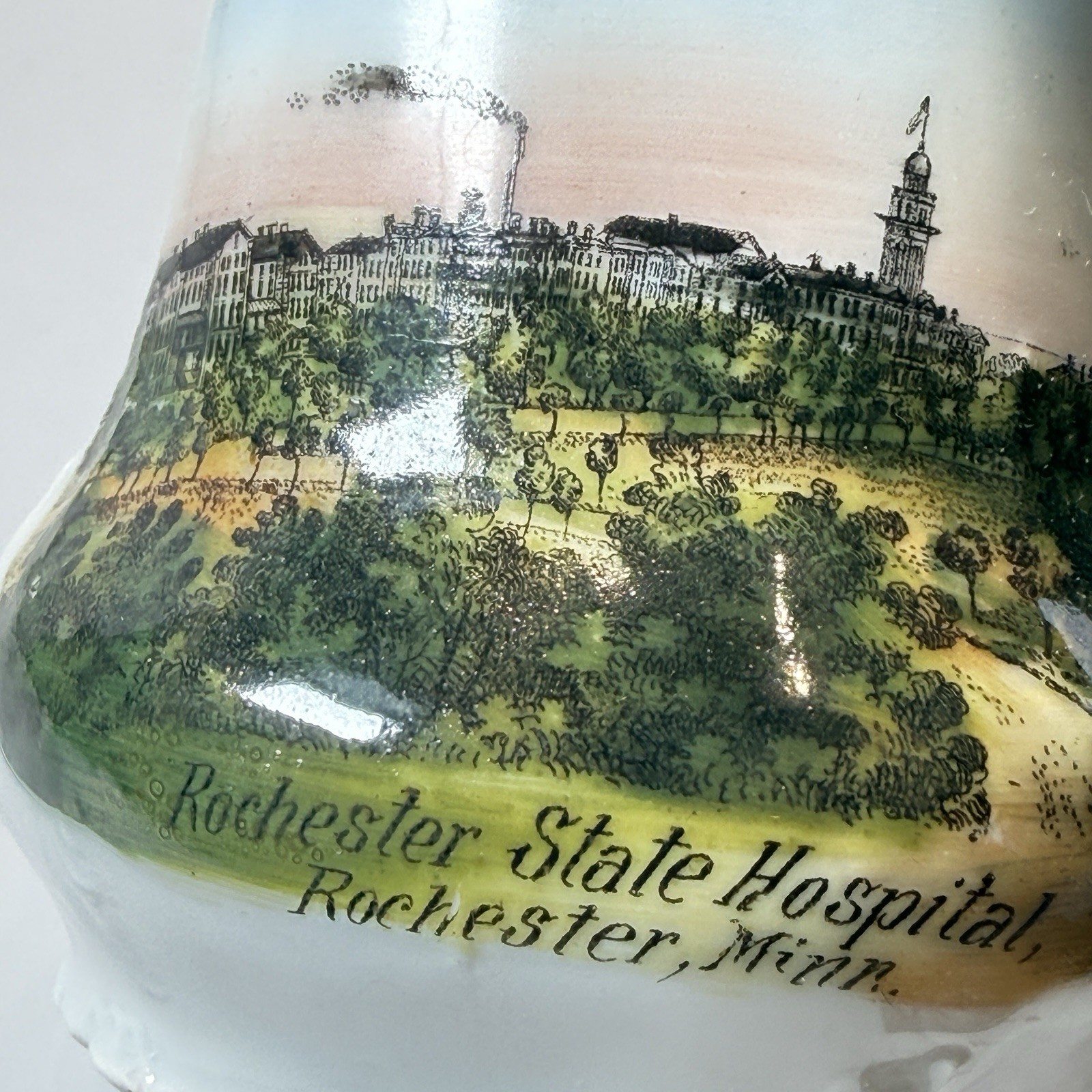 ROCHESTER HOSPITAL MN MINNESOTA Souvenir ANTIQUE TRINKET CHINA CREAMER ROCHESTER HOSPITAL MN MINNESOTA Souvenir ANTIQUE TRINKET CHINA CREAMER