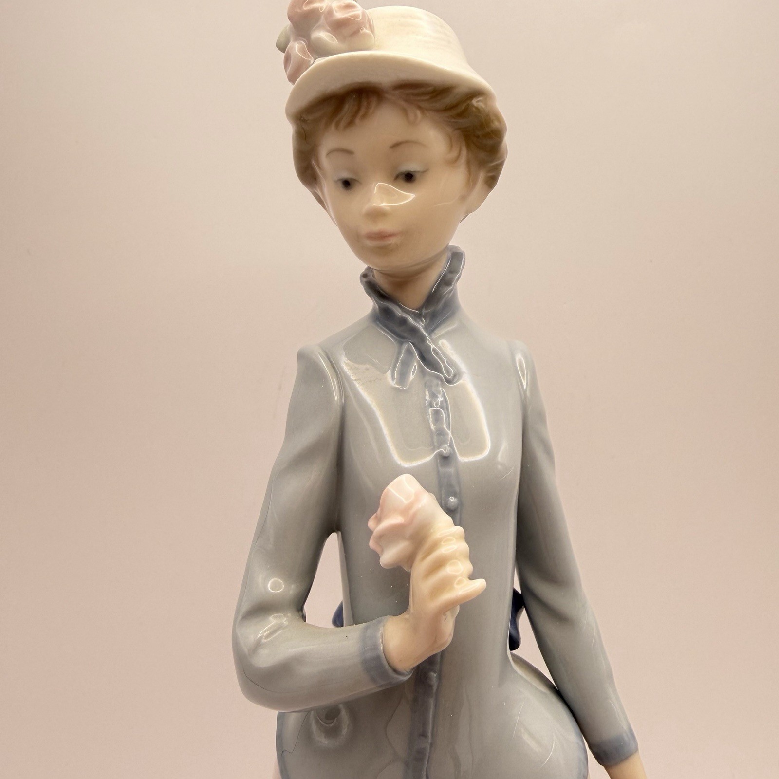 Lladro 4999 Miss Teresa Retired Rose Lady Excellent Condition 12.5” Tall