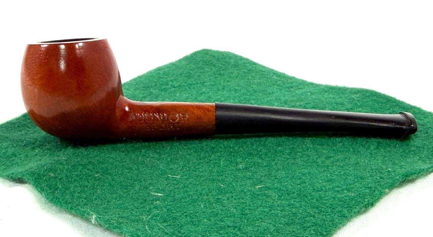 Junior Sport Billiard Smooth Briar Irish Estate Pipe Smoke Small