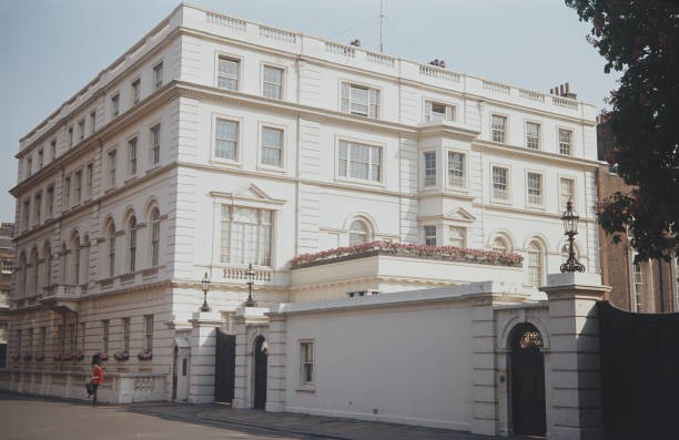 Clarence House on The Mall London UK circa 1960 Historic 1960s Old Photo