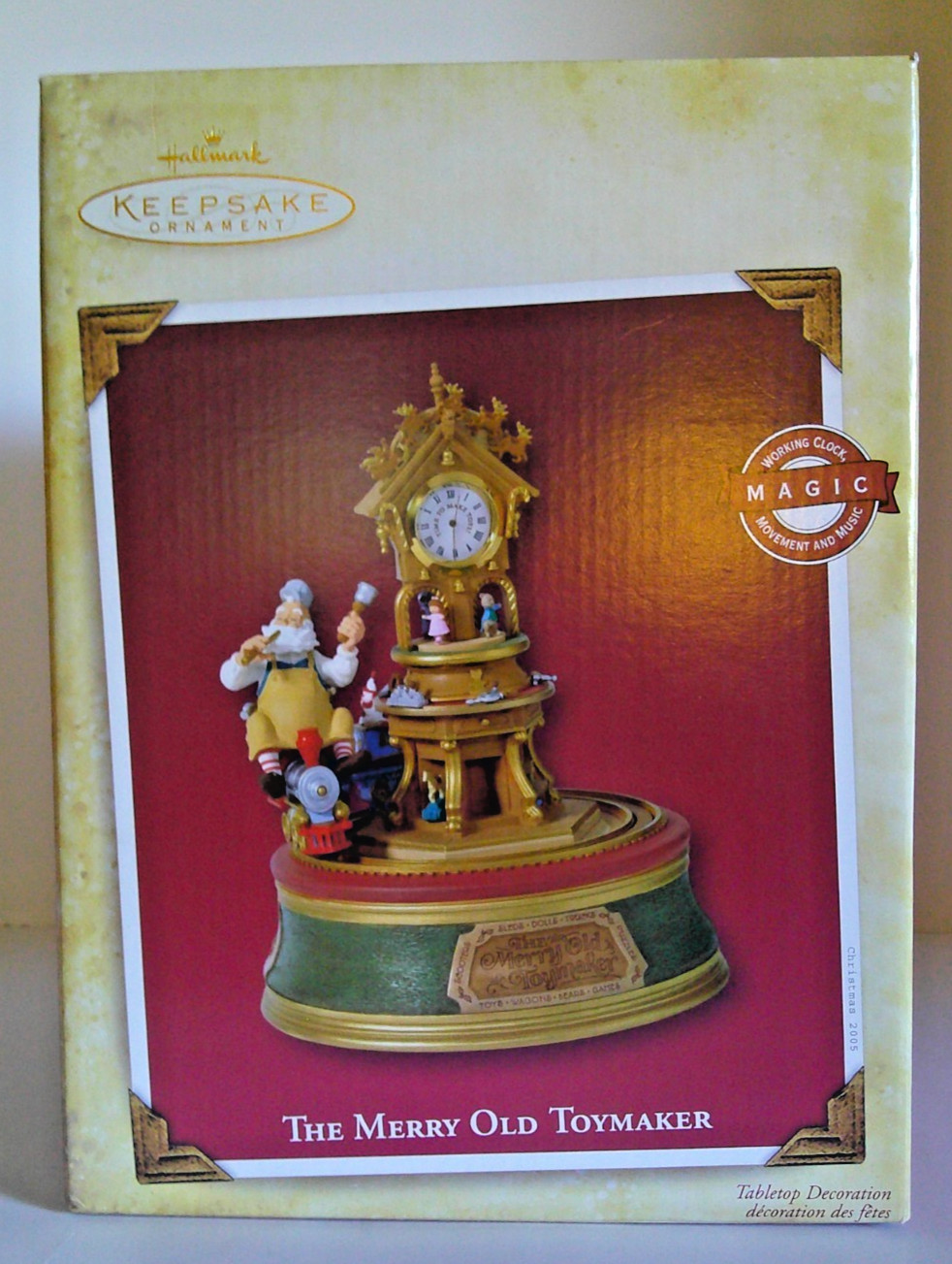 HALLMARK Keepsake - THE MERRY OLD TOYMAKER - Tabletop Movement & Music - 2005