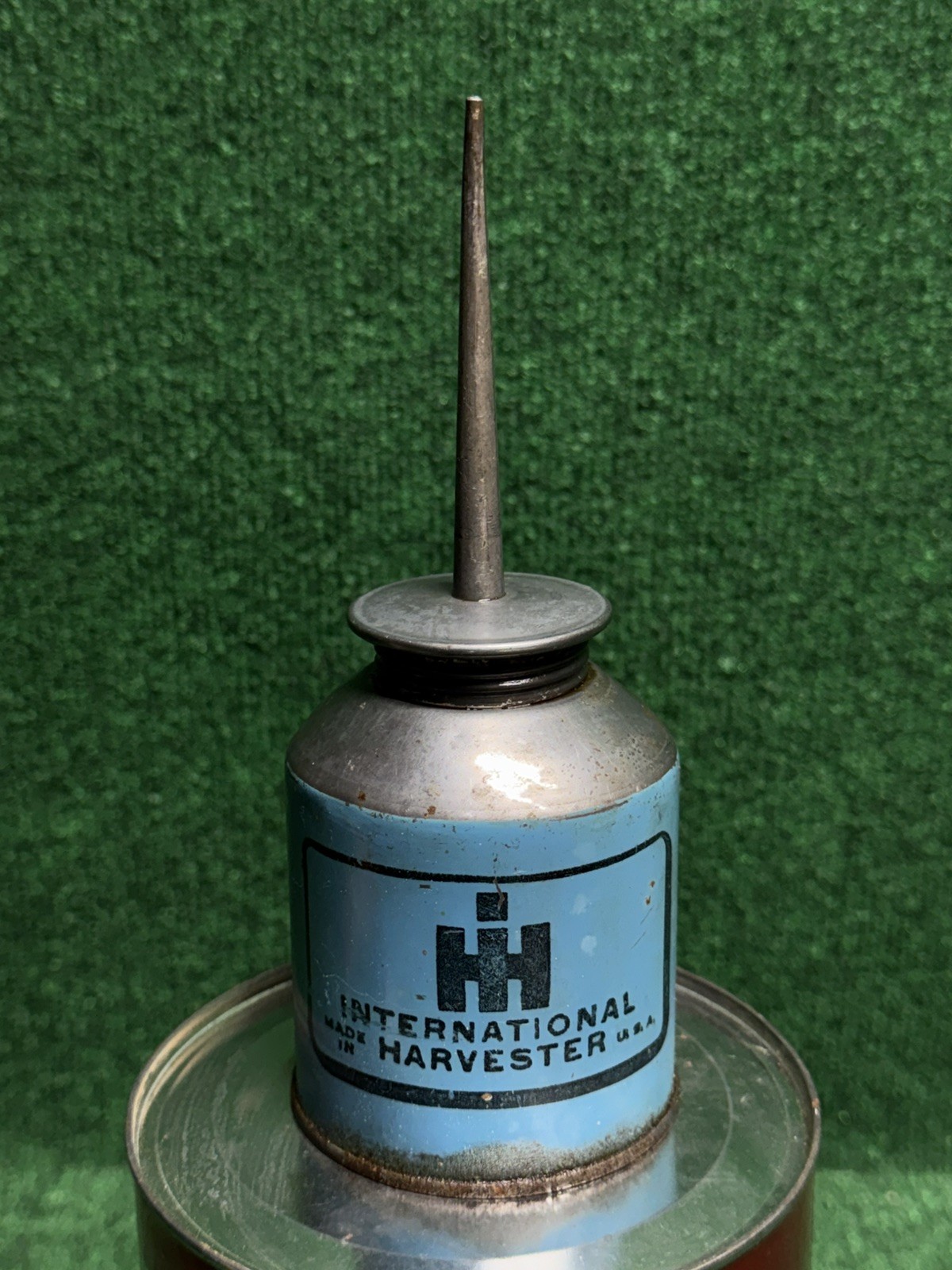 Vintage International Harvester Oil Can Advertising Brookville Ohio RARE