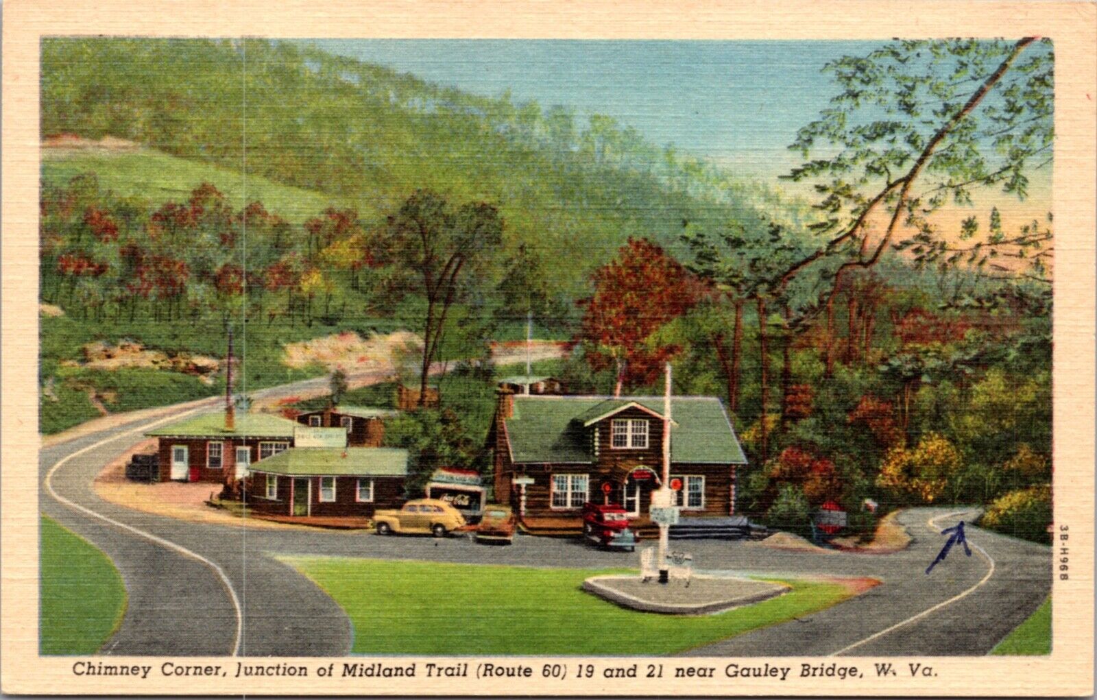 Linen Chimney Corner, Junction of Midland Trail near Gauley Bridge West Virginia