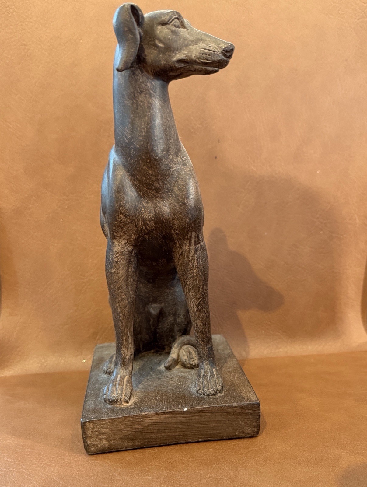 Greyhound Dog Vintage Statue 9\