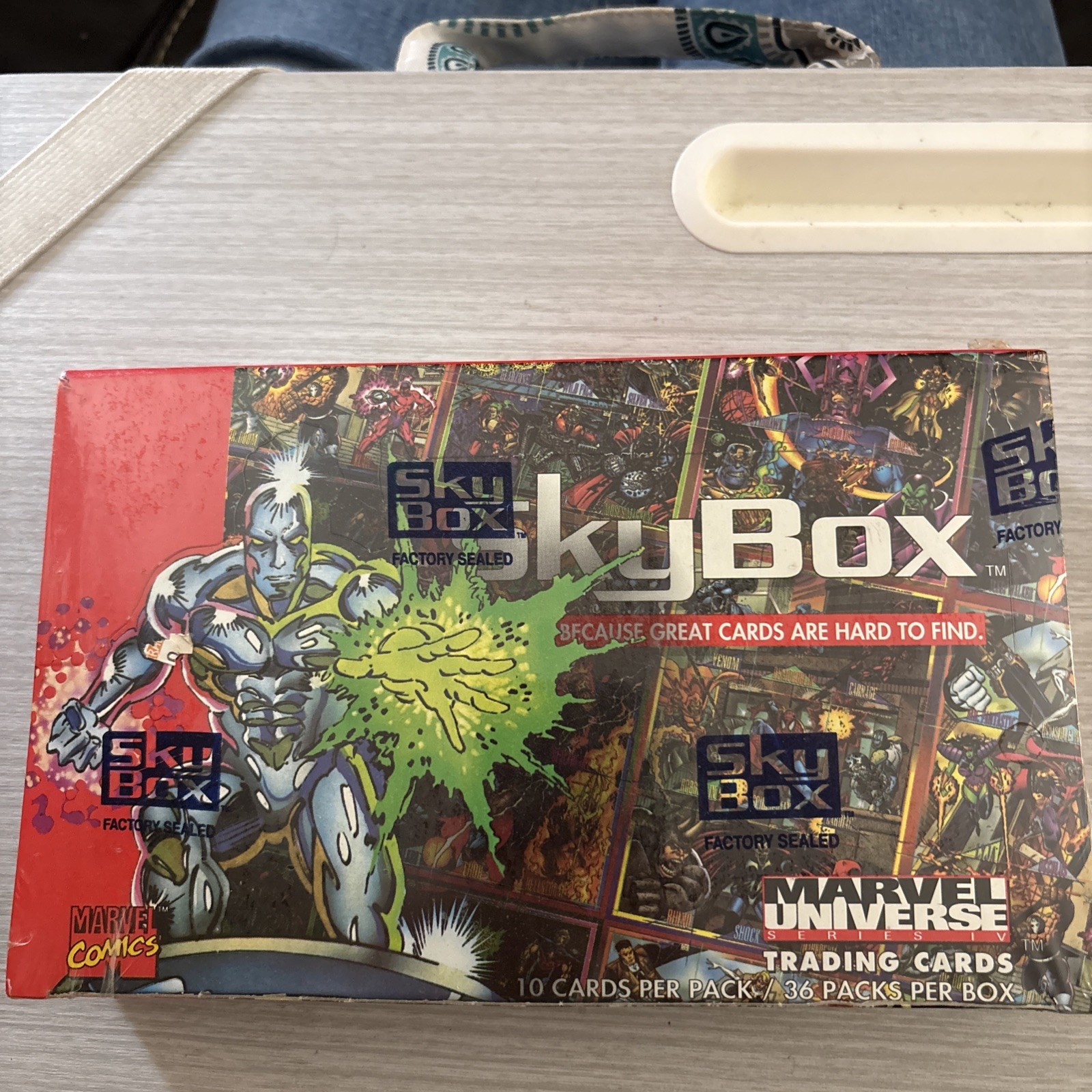 VINTAGE 1993 MARVEL UNIVERSE TRADING CARDS SERIES IV FACTORY SEALED BOX