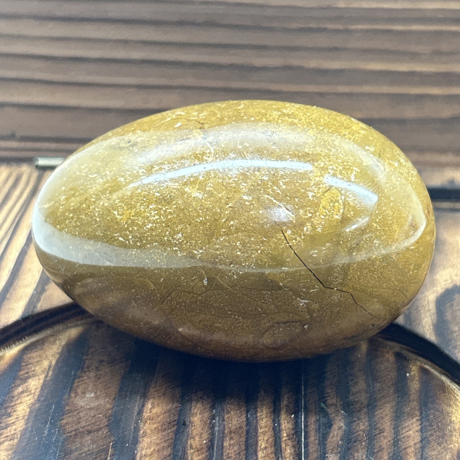 Polished Yellow Stone Egg Natural Crystal Mineral Collectible Display Paperweigh Polished Yellow Stone Egg Natural Crystal Mineral Collectible Display Paperweigh