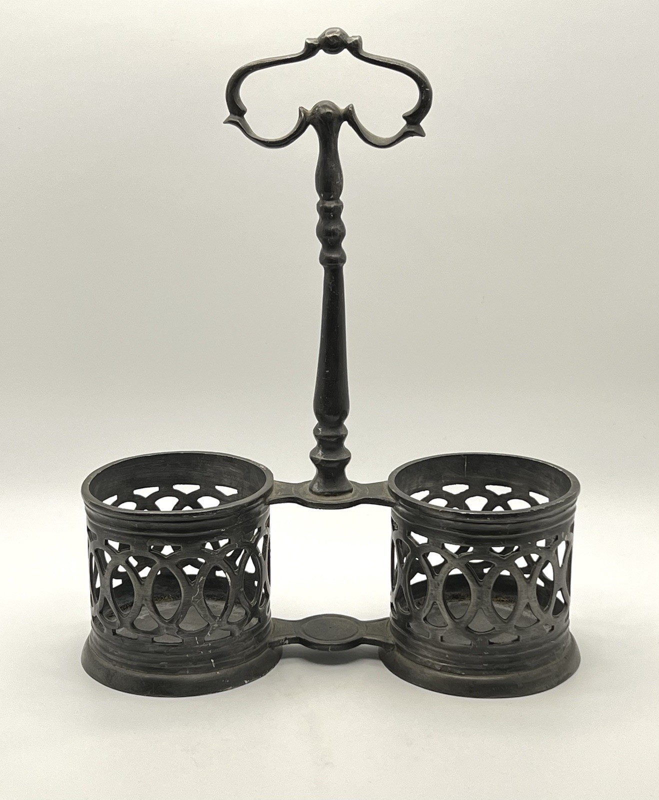 Marinoni Pewter Cruet Stand Made in Italy