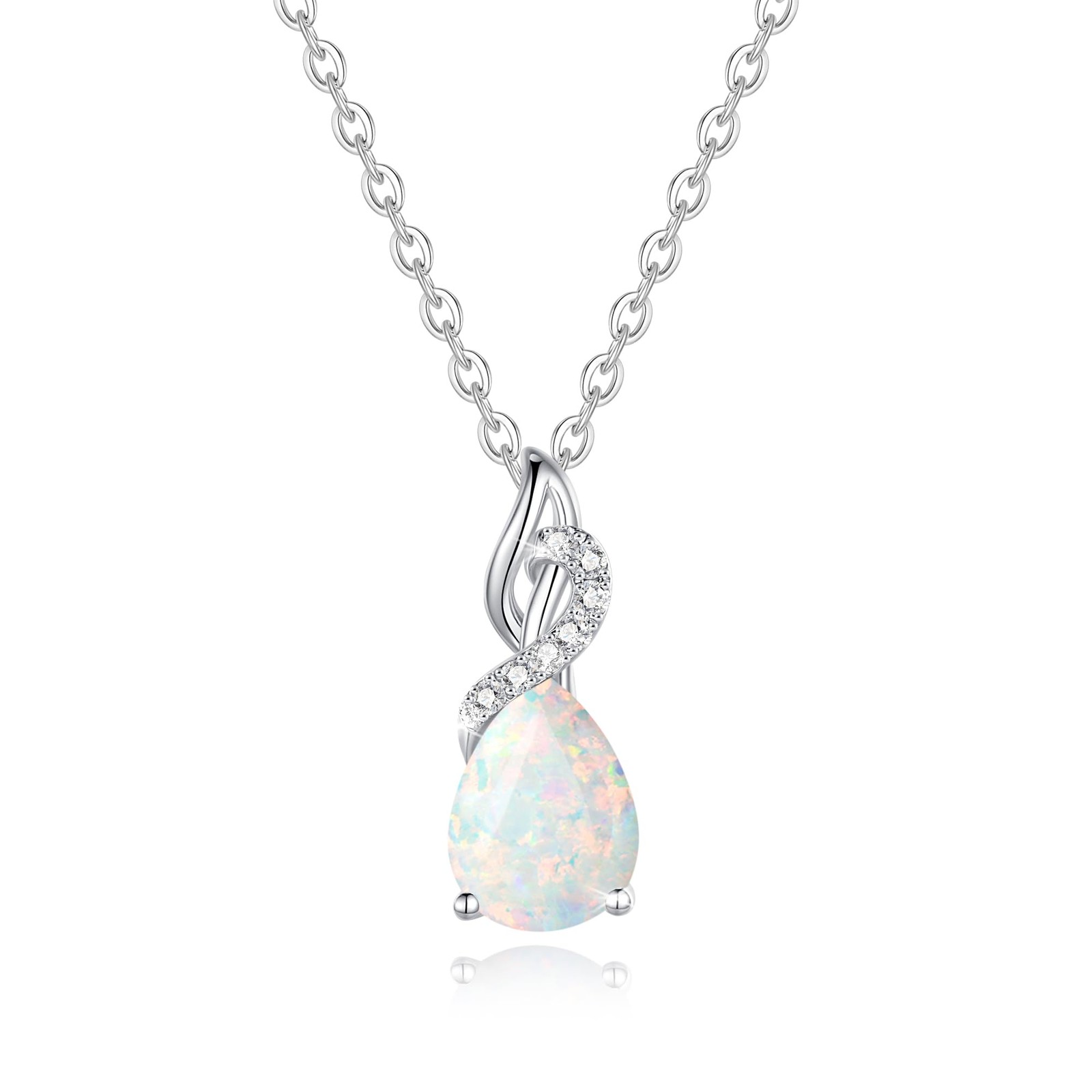 [Fancime] K14 Necklace For Women, Birthstone, Eternal Knot 14K Gold Pendant, Ch_