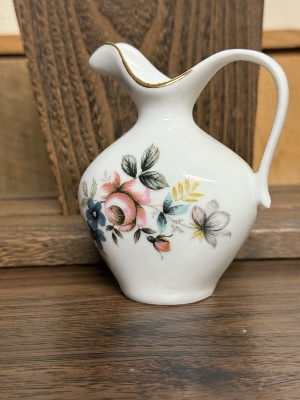 VTG Royal Porzellan Bavaria KPM Germany Handarbet decorative Floral Vase