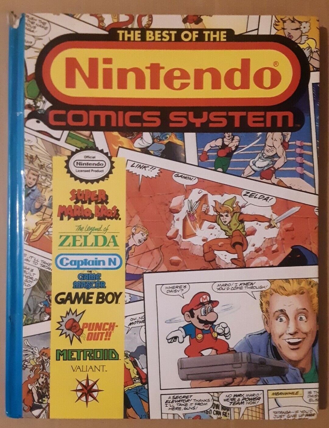 The Best Of The Nintendo Comics System Hardcover Book Valiant 1990