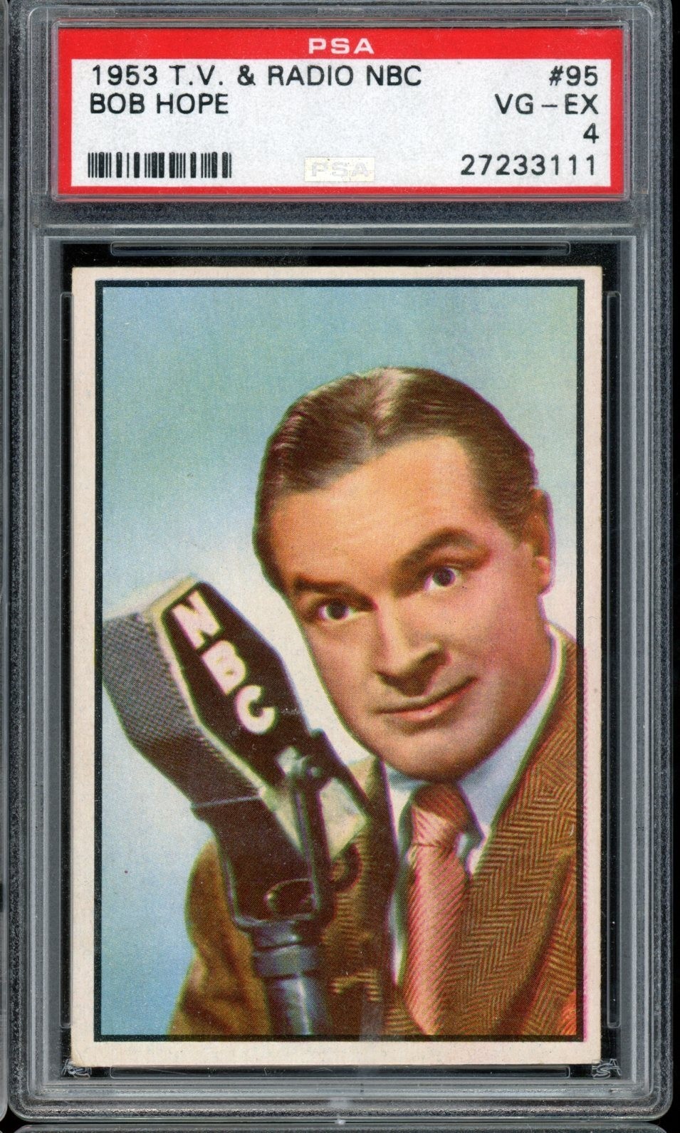 1953 Bowman T.V & Radio NBC #95 Bob Hope PSA 4