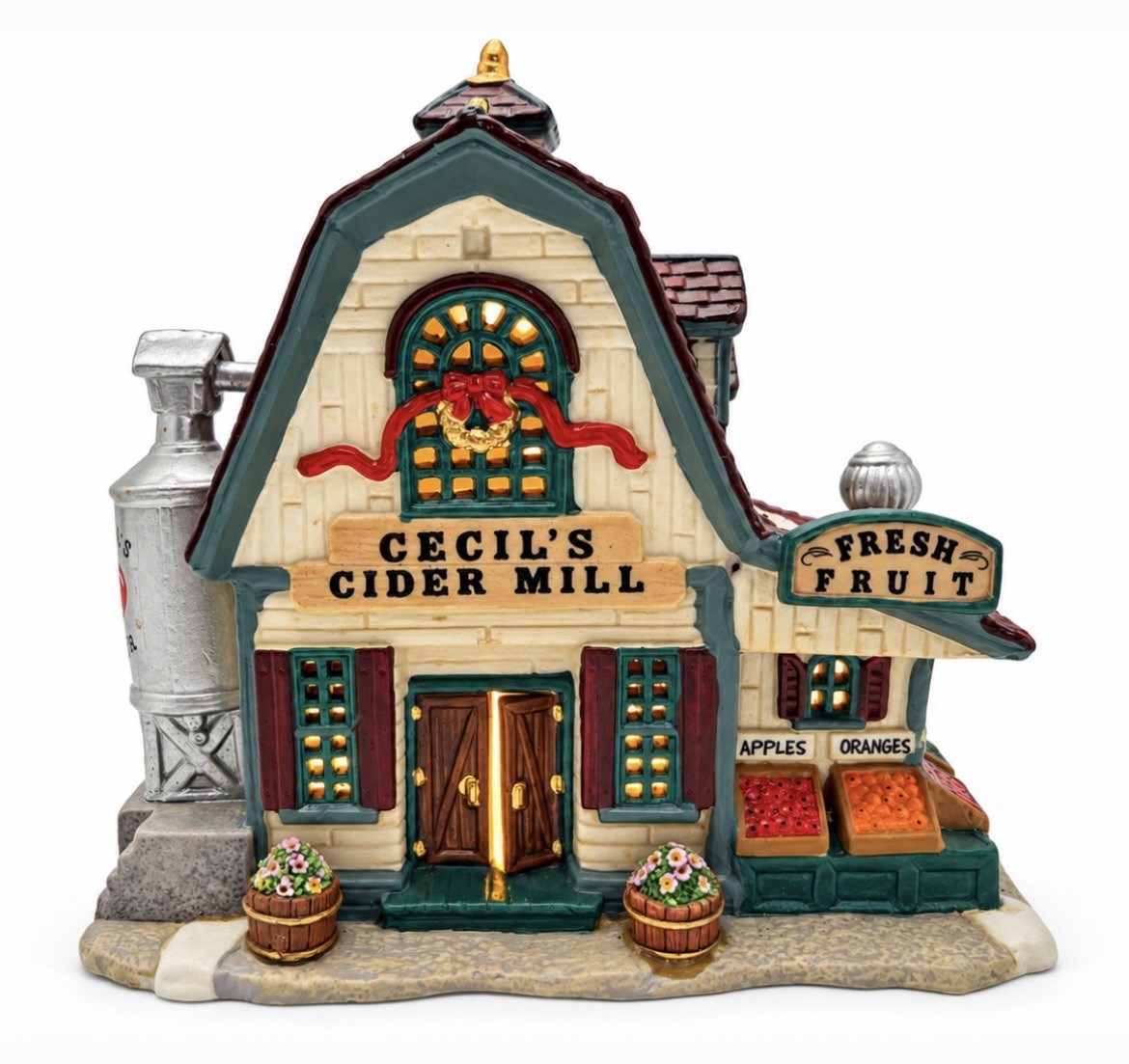 Lemax Cecil\'s Cider Mill 05484 Lighted Christmas Village 2000 Retired