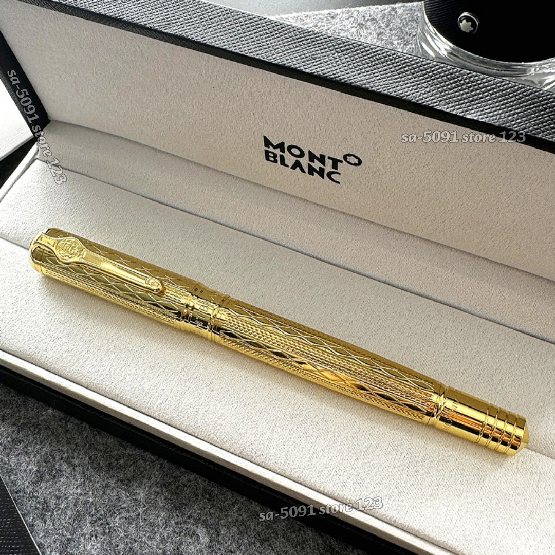 Rare Montblanc Gold Barley Rollerball Pen VIP Gift Set Executive Luxury, w/ Box Rare Montblanc Gold Barley Rollerball Pen VIP Gift Set Executive Luxury, w/ Box