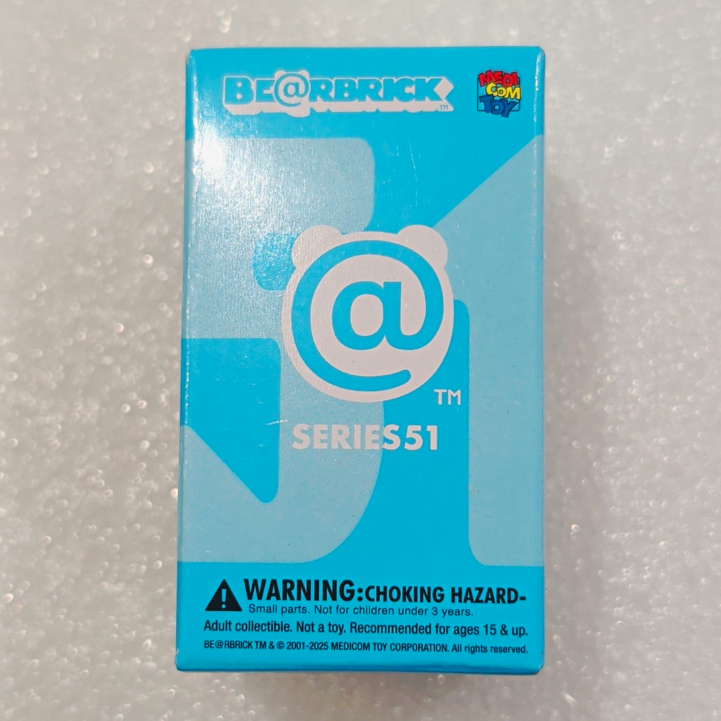 Medicom Toy Be@rbrick Series 51 Blue Plastic Art Toy Blind Box 15+