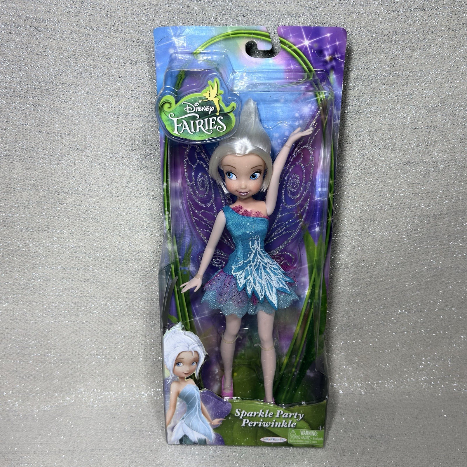 RARE PERIWINKLE Disney Fairies Sparkle Party By Jakks Pacific 2013 NIB D5