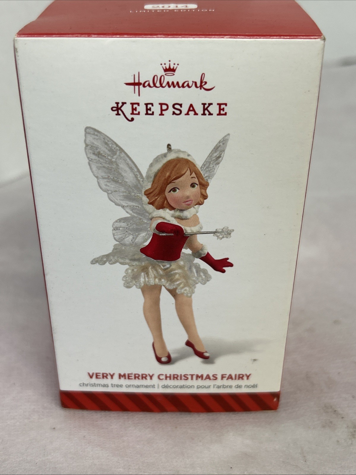 2014 Hallmark Very Merry Christmas Fairy Ornament - Limited Edition