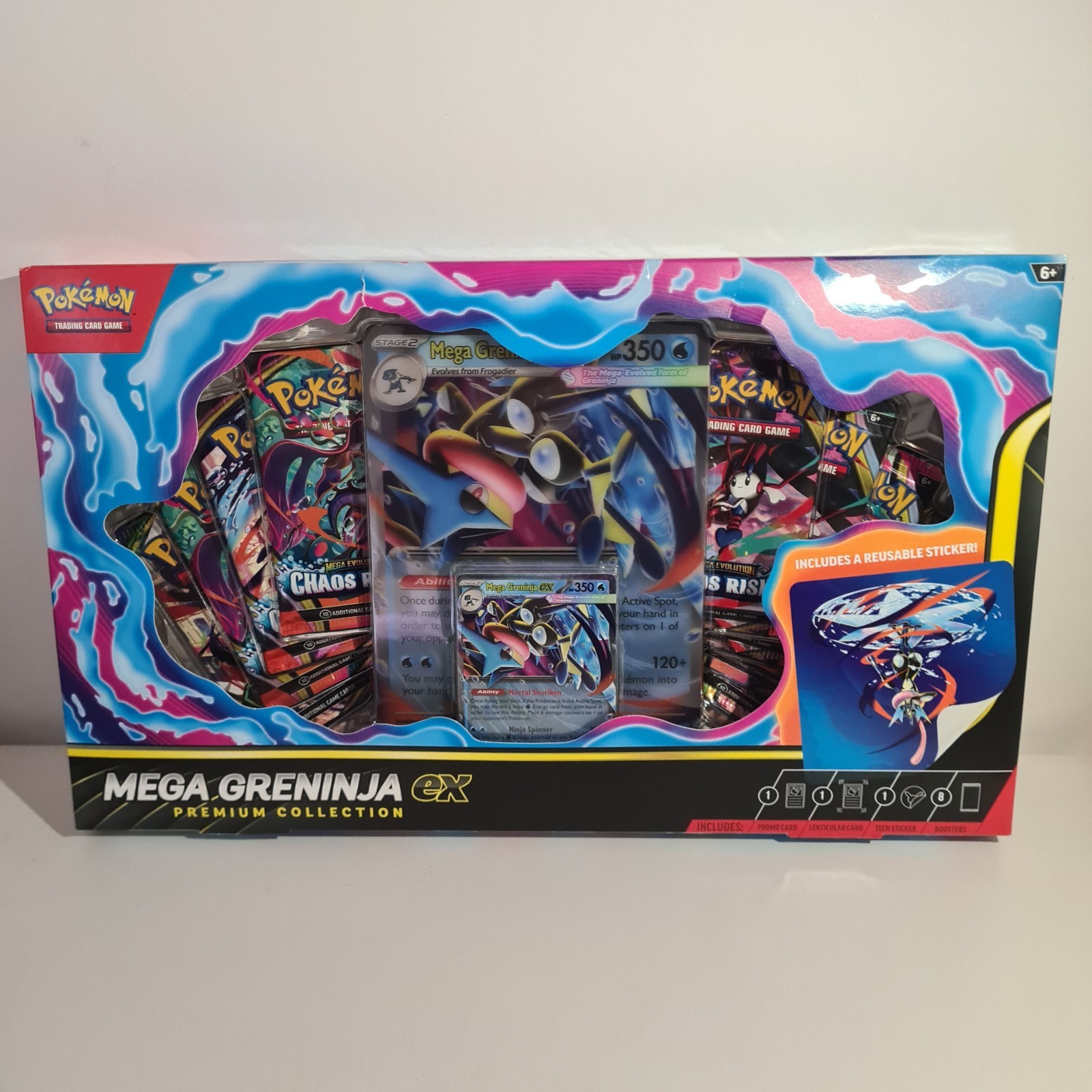Pokémon TCG Mega Greninja ex Premium Collection Box Sealed