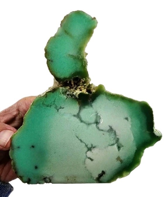 Chrysoprase Faced Rough 373.6 grams Chrysoprase Faced Rough 373.6 grams