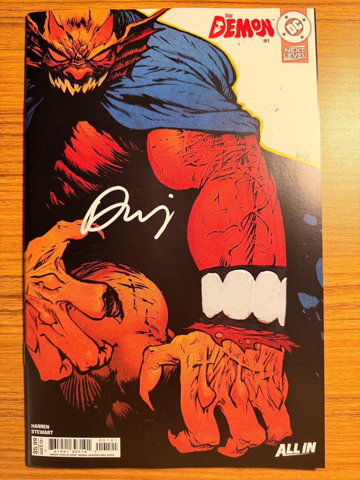 The Demon #1 Daniel Warren Johnson DWJ SIGNED Cover B NM DC 2026
