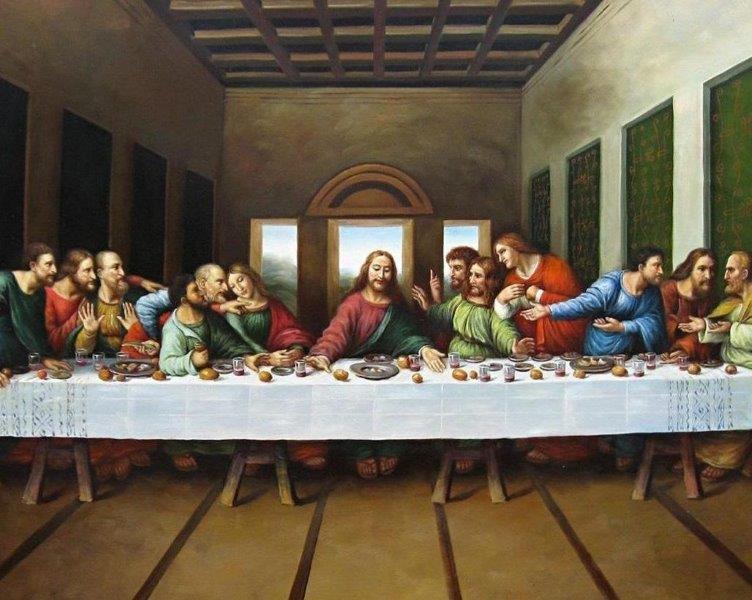 JESUS THE LAST SUPPER Print 8x10 Photo Print Reprint No Frame